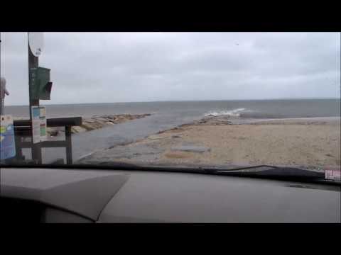 Bristol Beach in Falmouth, MA, after March 2018 storm