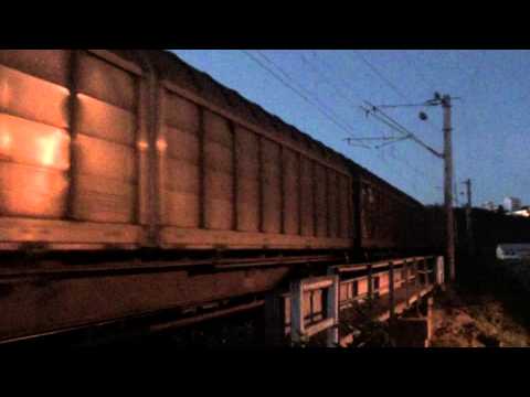 Tren de marfa Unicom Group pleaca din Suceava Vest cu 3 locomotive - 07.06.2015