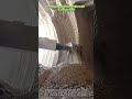 Heavy Equipment Shreds Tunnel Wall