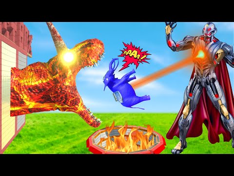 Mystery Box Vs Ultron Epic Punch | ARBS - Animal Revolt Battle Simulator