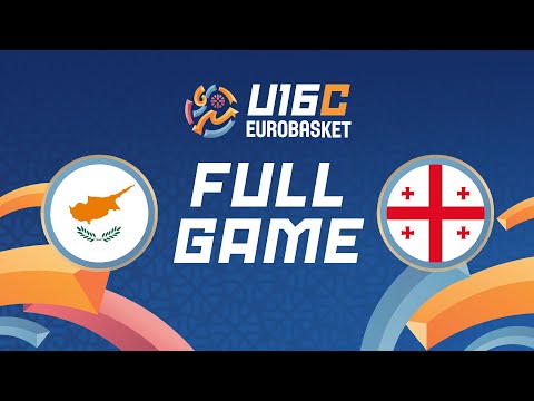 Group Phase | Cyprus v Georgia | Full Basketball Game | FIBA U16 Women's EuroBasket 2025 Division C