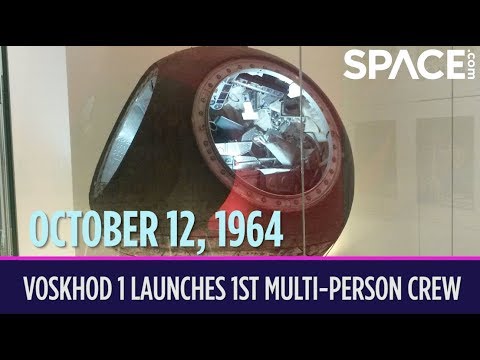 OTD in Space - Oct. 12: Voskhod 1 Launches 1st Multi-Person Crew into Space