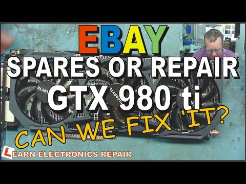 Learn Eelectronics Repair 2 Geforce GTX 280 GPU Graphics Card Repair Part 1