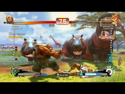 SSF4 - Bullcat (Gouken) vs. oshino215 (Adon)