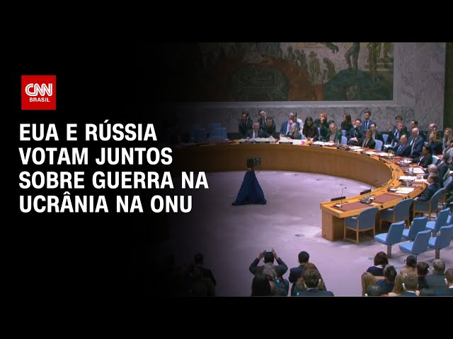 Eua e Rússia Votam Juntas Sobre Guerra na Ucrânia na Onu | Bastidors cnn