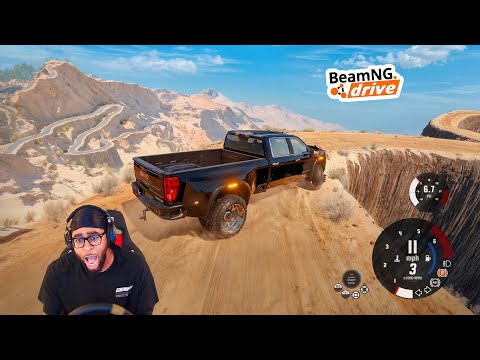 Drifting BIG TRUCKS on INSANE TIGHT ROADS in BeamNG.Drive lmaooo