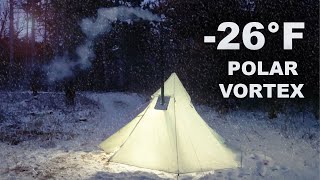 Hot Tent Camping in Extreme Cold