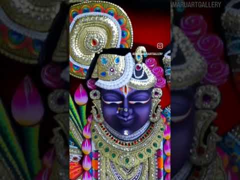 Shrinathji 3D Embossed Handmade Painting