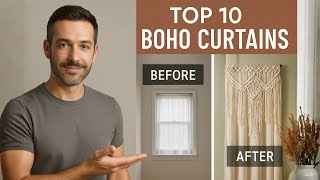 10 Boho Curtain Ideas That Will Instantly Elevate Your Space!