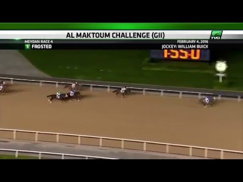 RACE REPLAY: 2016 Al Maktoum Challenge Round 2 Featuring Frosted