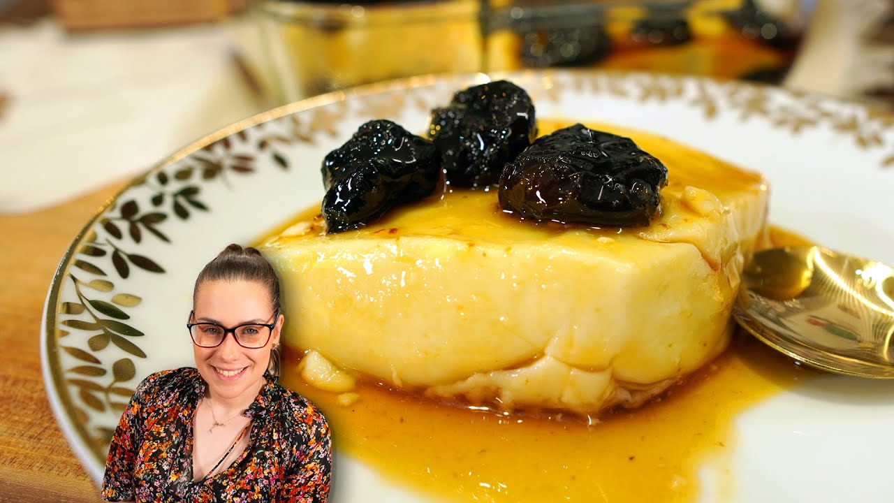 CREAMY TRADITIONAL COCONUT MANJAR WITH PLUM SYRUP!