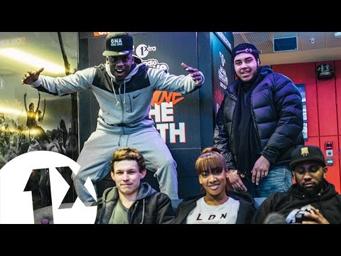 Footsie, SafOne, Big Zuu and DJ Jack Dat with Sian Anderson