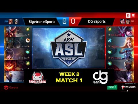 ASL 2018 Season 1 Week 3 - DG ESPORT VS BIGETRON ESPORT (Match 1)
