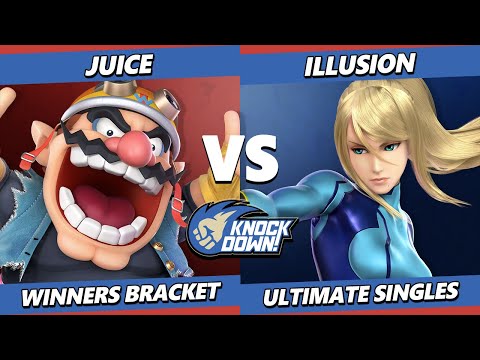 Knockdown 85 - Juice (Wario, Diddy Kong) Vs. IllusioN (ZSS) Smash Ultimate - SSBU