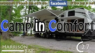 preview picture of video 'Camping setup at Harrison Bay State Park with Don't Rough It camping service'