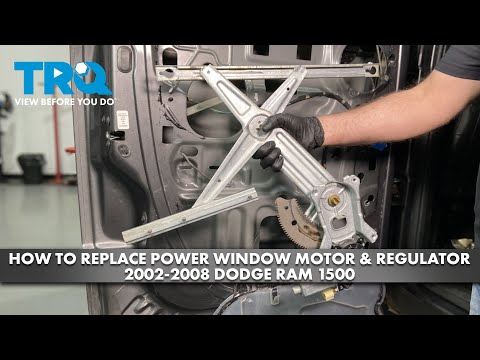 How to Replace Power Window Motor & Regulator 2002-2008 Dodge Ram 1500