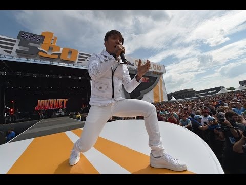 Journey "Open Arms" LIVE CONCERT HD at INDY 500 Carb Day 2016 100th RUNNING HD sound Quality