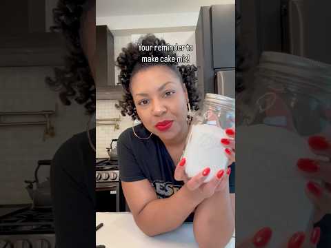 Easy hack for cake mix at home! #cake #hack #recipe