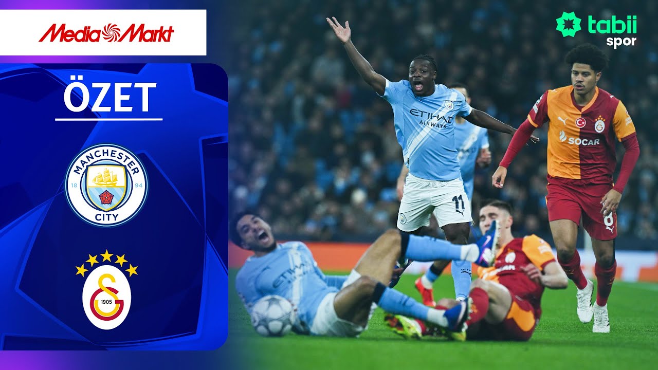 Şampiyonlar Ligi 8. Hafta | Manchester City-Galatasaray (Özet)