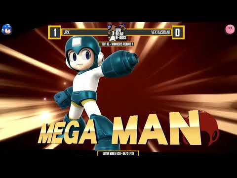 Ultra WBB #138 | Jrx (Mega Man) vs Vex Kasrani (Kirby) - Top 12 - Winners Round 1 - Super Smash Bros