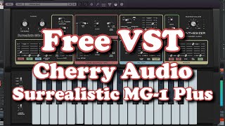 Video thumbnail for Free VST - Cherry Audio Surrealistic MG-1 Plus Synthesizer by HRS Courses