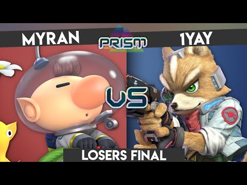 PRISM 214 - Myran (Olimar) vs. 1Yay (Fox) - Losers Finals - Smash Ultimate Singles