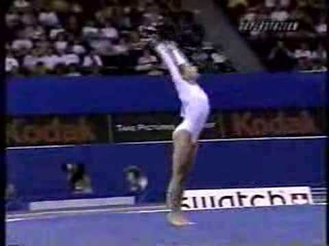 Dominique Moceanu - 1998 Goodwill Games AA - Floor Exercise