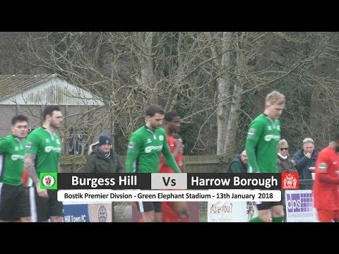 Burgess Hill Town vs Harrow Borough - 13th January 2018