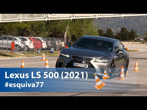 LEXUS LS 500 (2021) – Maniobra de esquiva y eslalon | km77.com