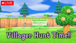 New Island Addition?? and Hunting for the 10th Villager!!  | Animal Crossing New Horizons