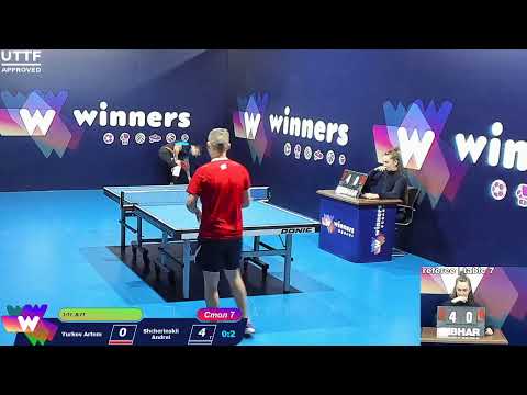 Yurkov Artem - Shcherinskii Andrei.  WINners. CUP Table Tennis 7 15.12.2020 12:15