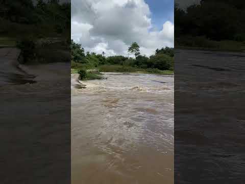 Rio Acaraú na manhã de hoje, 03 de abril/ 2026, Groaíras/Ce💦💦💧💨💨