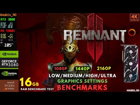 REMNANT 2 | LOW/MEDIUM/HIGH/ULTRA GRAPHICS SETTINGS | 1080P/1440P/2160P | RTX3080 | 4K