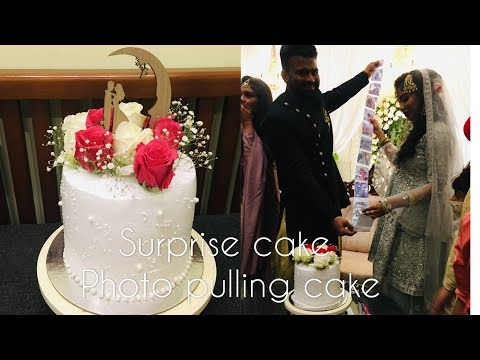 photo pulling cake 😋|surprise cake🎂| 2kg chocolate cake| meenaz kitchen
