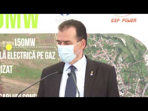 9/11/20 Participare PM L Orban la prezentarea proiectului noii termocentrale Romgaz-GSP Power