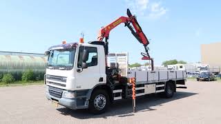 Camion plateau DAF CF 65.220 Euro 5, Palfinger 10TM Remote, NL Truck TOP! | Image 4 - Autoline