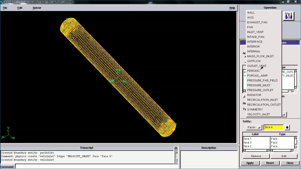 3D Pipe Flow Analysis in Fluent 6.3