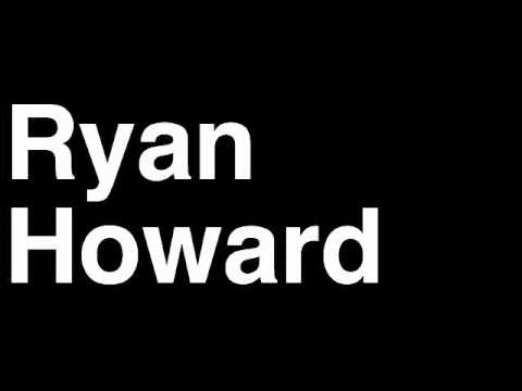 How to Pronounce Ryan Howard Temp Dunder Mifflin The Office TV Show US NBC Bloopers