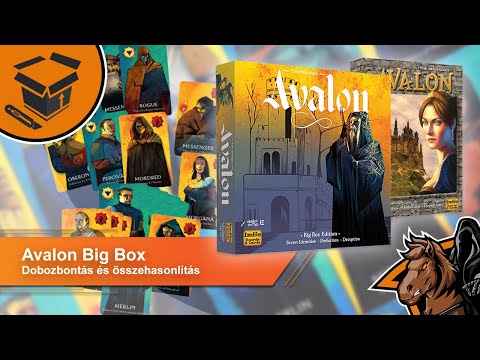 UNBOXING: Avalon Big Box + The Resistance: Avalon (ÖSSZEHASONLÍTÁS / COMPARE) - Szellemlovas