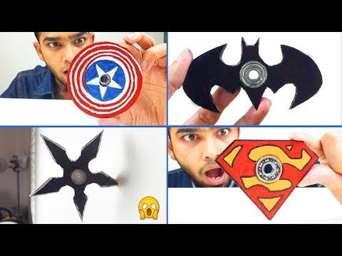 7 awesome DIY Fidget spinner compilation