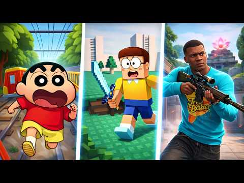 😂Playing ROBLOX, VALORANT AND SUBWAY SURFERS in GTA 5!