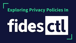 Exploring privacy policies in fidesctl