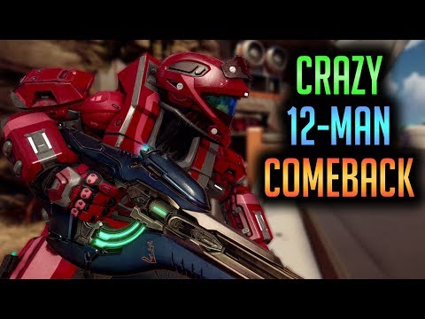 12-Man Warzone is Back Again and Our First Match Was a Crazy Comeback! - Halo 5