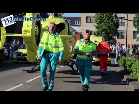 05 mei 2018 Ernstig ongeval Weverij Veenendaal Traumateam ter plaatse