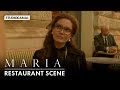 Angelina Jolie Clip From MARIA Restaurant Scene