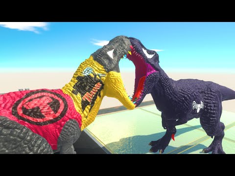 THOR T-REX DEATH RUN JUNGLE-Animal Revolt Battle Simulator