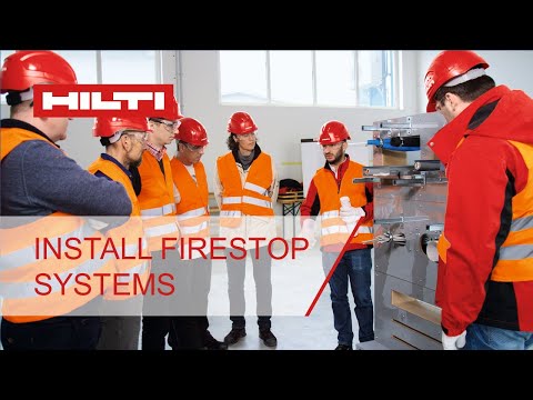 How to install firestops systems
