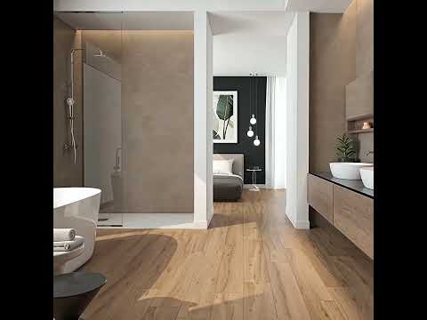 Carrelage sol imitation parquet Orme noisette 20x120 cm