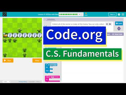 Code.org Express Lesson 15.12 If/Else with Bee | Answers Explained | Course D Lesson 14.12