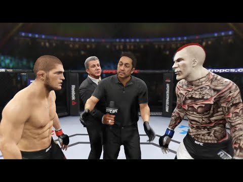 Khabib vs. Purge Anarchy - EA Sports UFC 2 - Champion Fights ☝️🦅